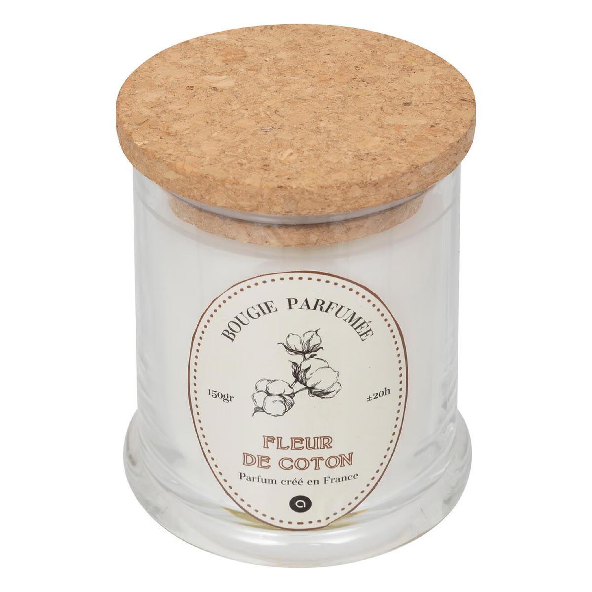 ATMOSPHERA Bougie parfumée  hapo  150g fleur de coton