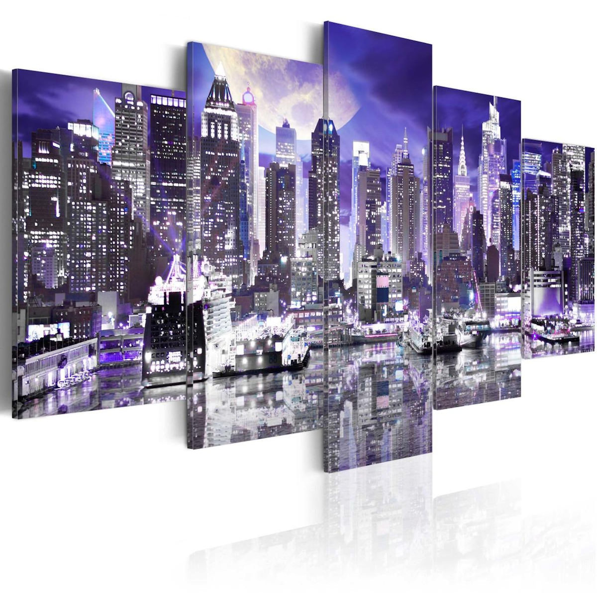 Paris Prix Tableau Imprimé  Moonlit Night in New York City