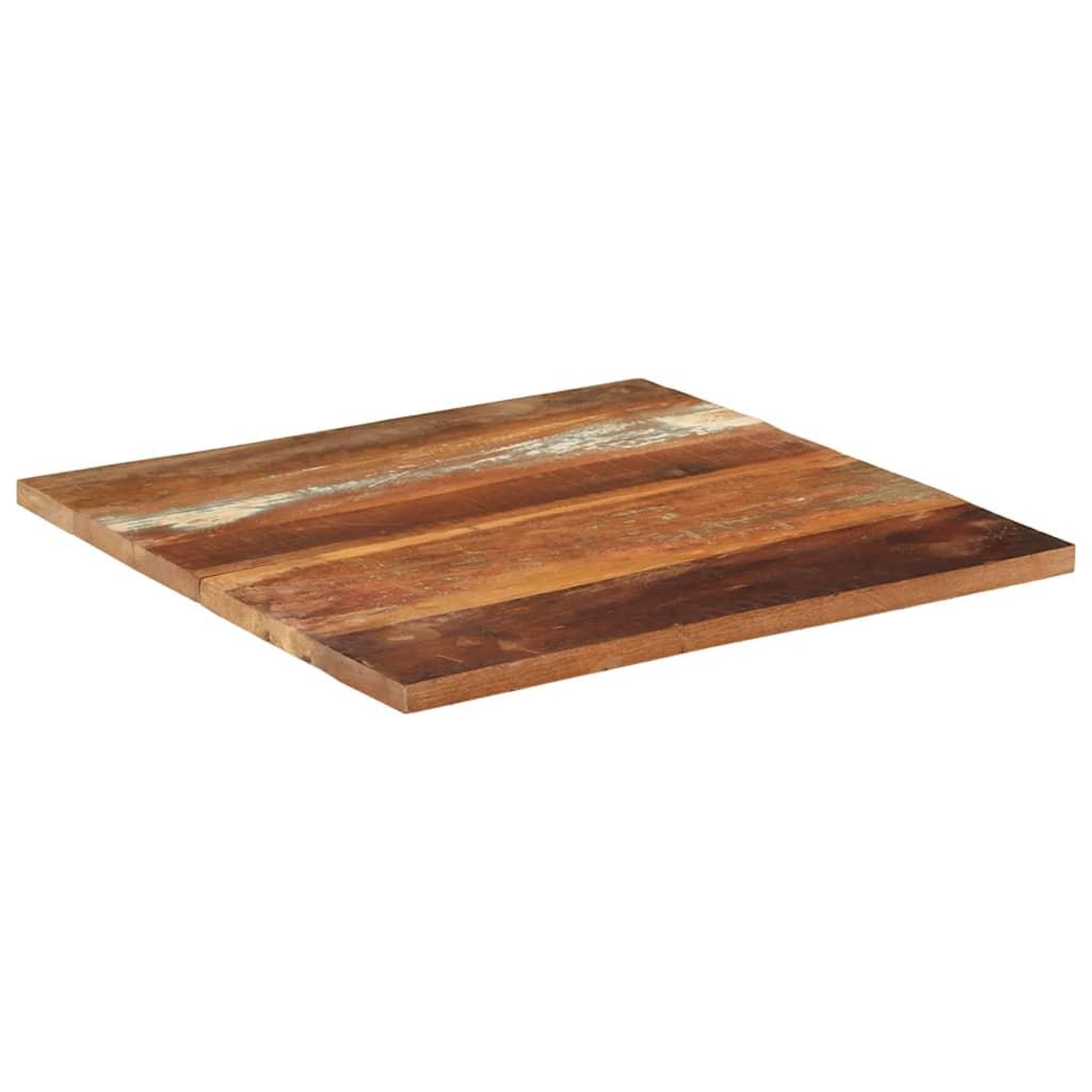 Voir la diapositive 5 : VIDAXL Dessus de table carre 70x70 cm 25-27 mm bois de recuperation