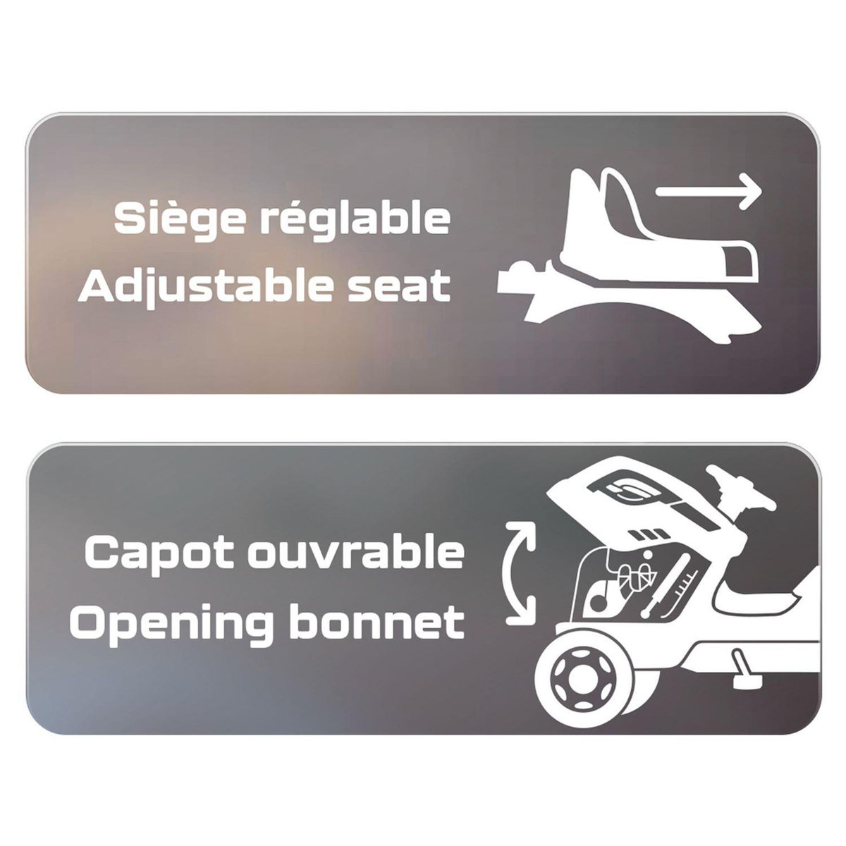 SMOBY Tracteur Farmer XL noir avec remorque