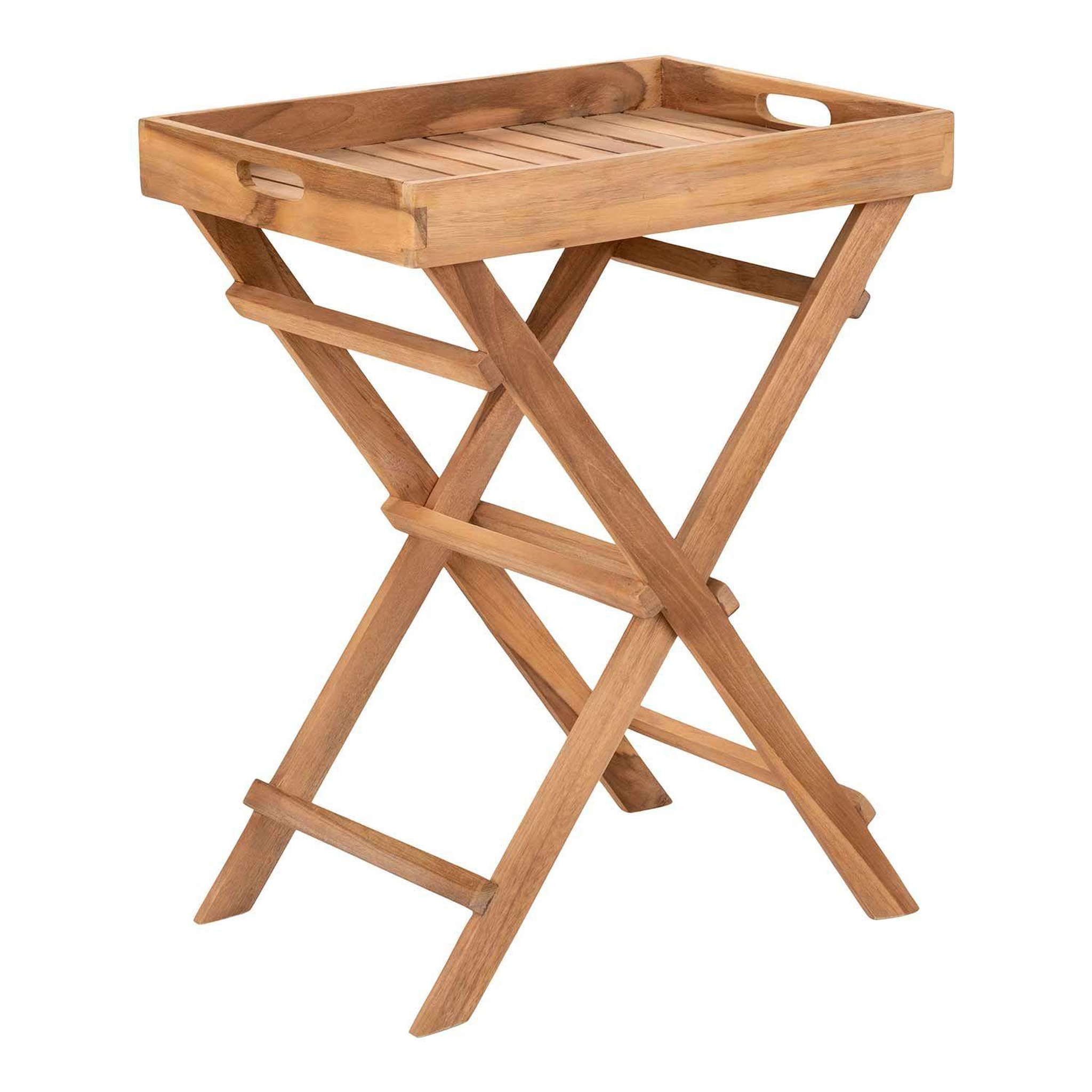 HOUSE NORDIC Table de jardin pliante RONDA avec plateau