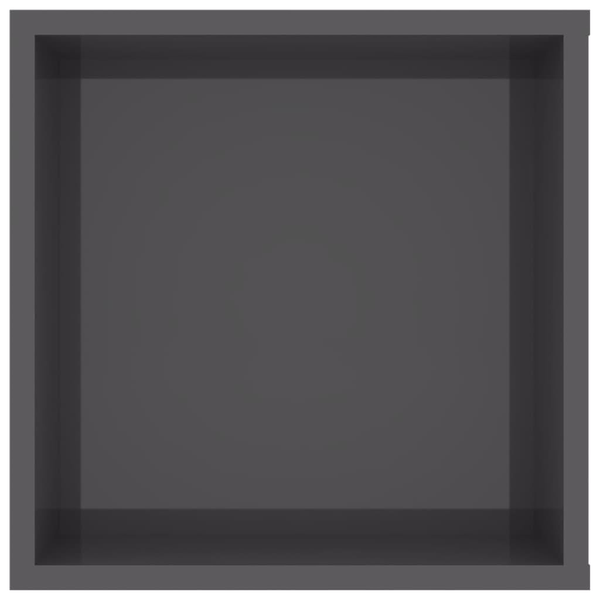 Voir la diapositive 5 : VIDAXL Meuble TV mural Gris brillant 102x35x35 cm Bois d'ingenierie