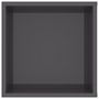Voir la diapositive 5 : VIDAXL Meuble TV mural Gris brillant 102x35x35 cm Bois d'ingenierie