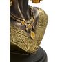Voir la diapositive 4 : Paris Prix Buste Femme Africaine en Résine  Nairobi  38cm Or