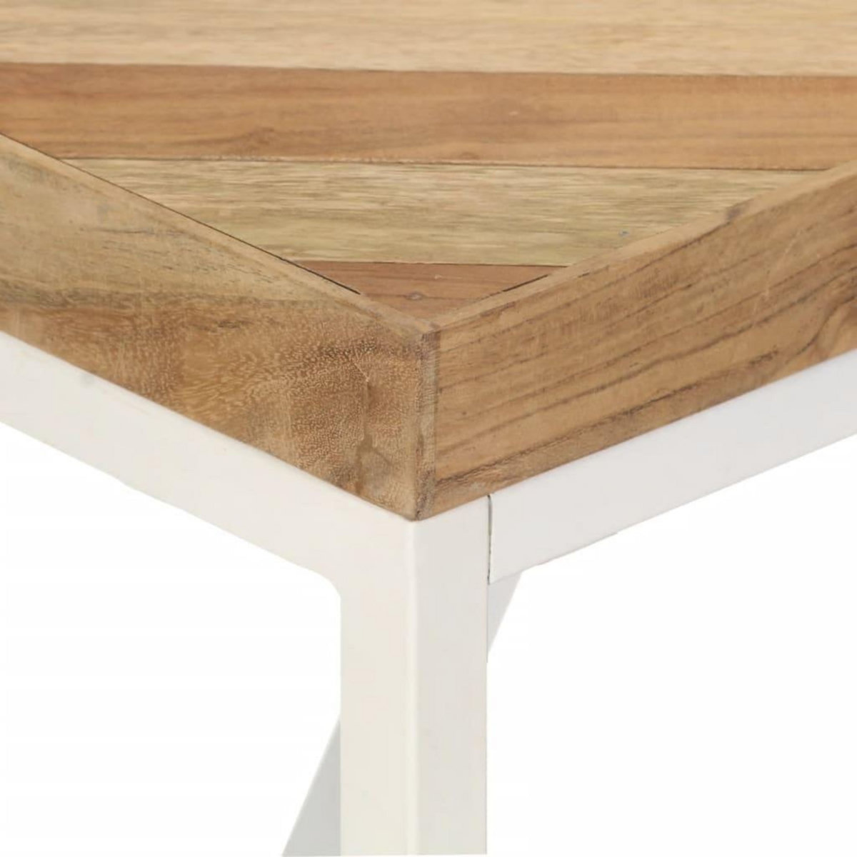 VIDAXL Table a manger 120x60x76 cm Bois massif d'acacia et de manguier
