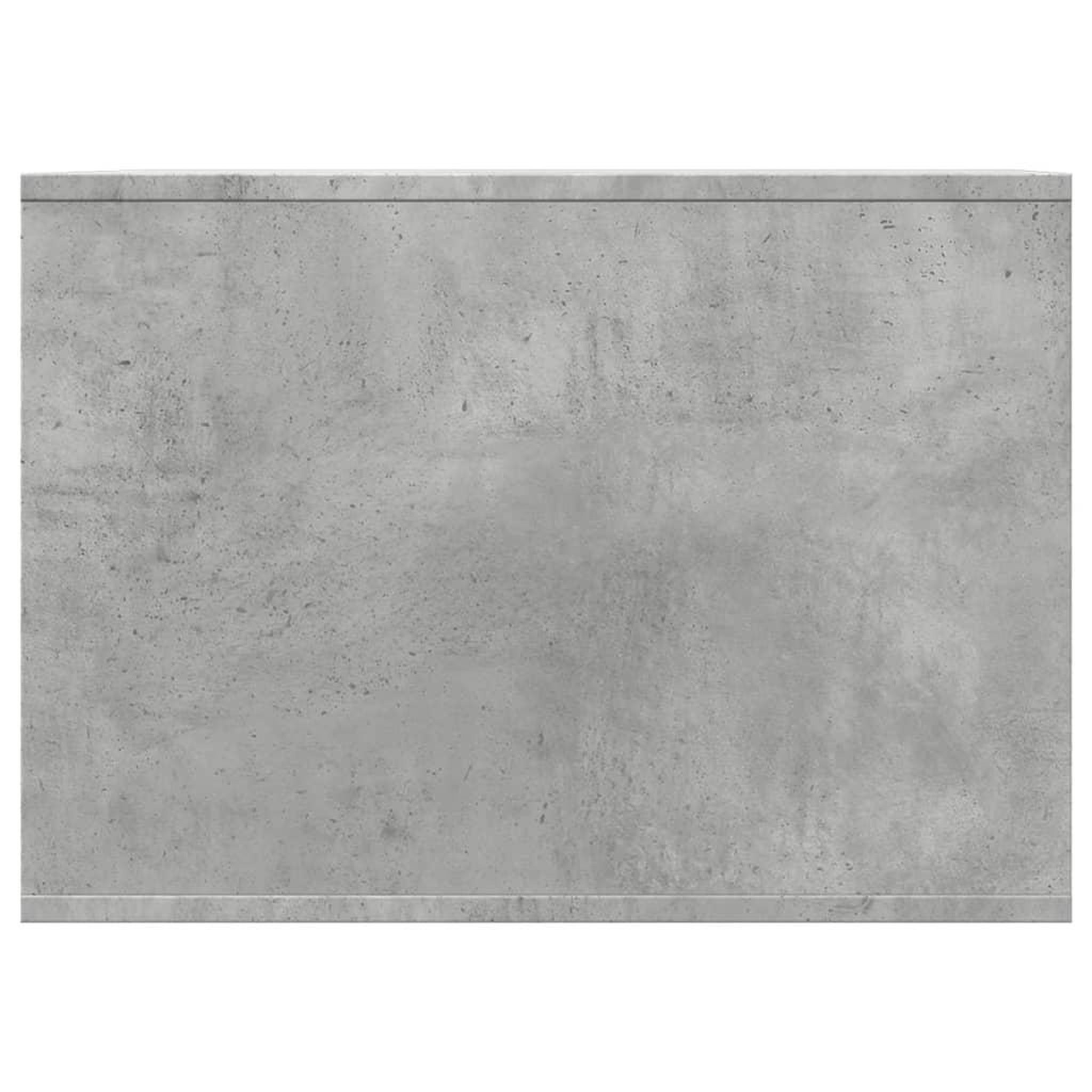 Voir la diapositive 5 : VIDAXL Meuble de bac a litiere pour chat gris beton bois d'ingenierie