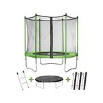Habitat et Jardin Trampoline  Yoopi 2  - Ø 3.05 m - Vert