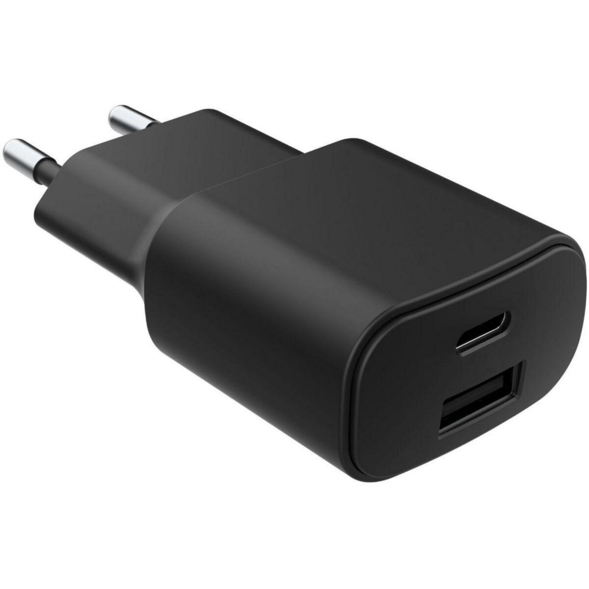 Chargeur secteur USB-A et USB-C 30 W avec Quick Charge et Power Delivery -  Noir