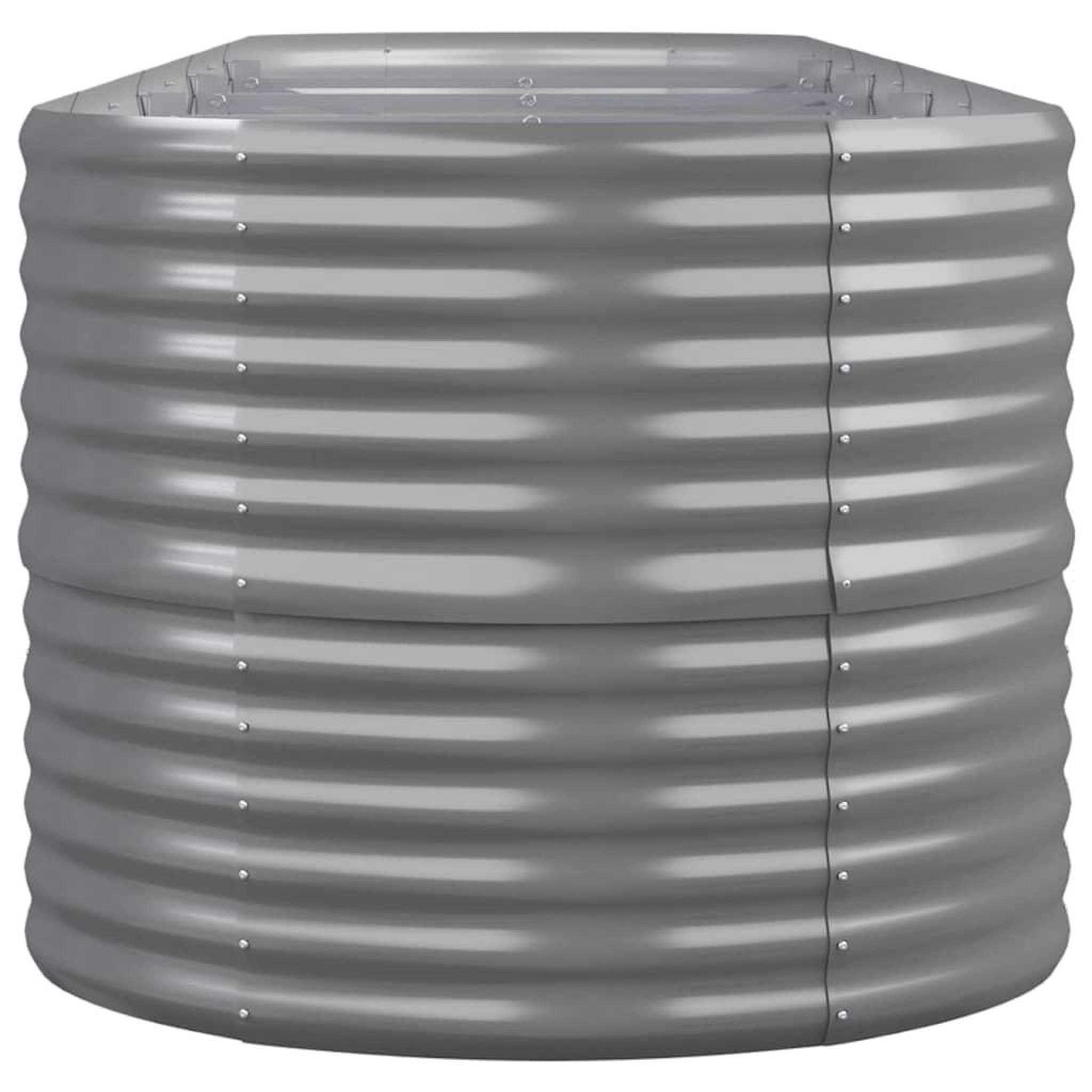 Voir la diapositive 4 : VIDAXL Lit sureleve de jardin Acier enduit de poudre 440x80x68 cm gris
