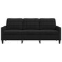 Voir la diapositive 4 : VIDAXL Canape a 3 places Noir 180 cm Velours