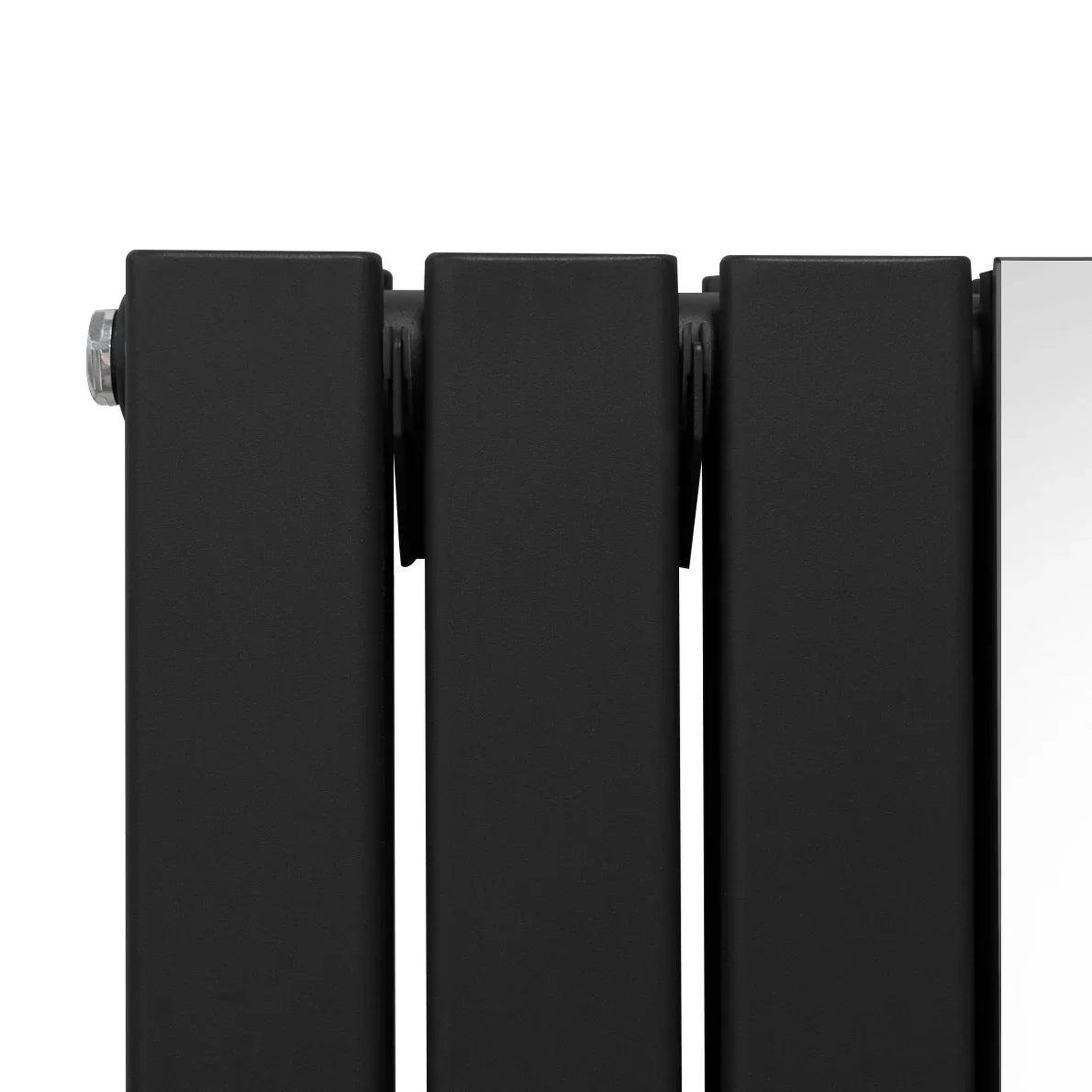 Voir la diapositive 3 : MONSTERSHOP Radiateur plat à miroir & vannes, 2 panneaux - 1800 x 565 mm