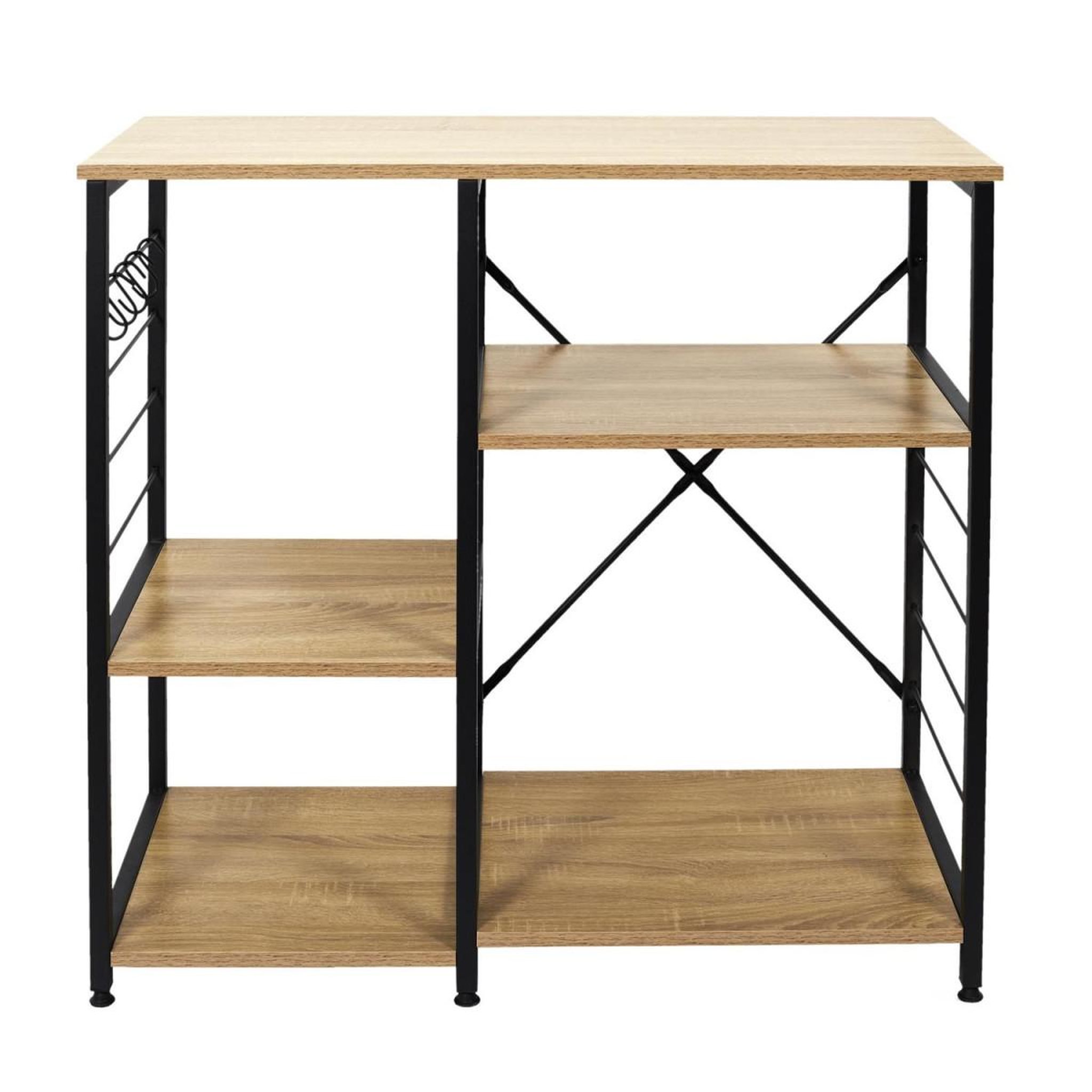 Voir la diapositive 2 : The Home Deco Factory Meuble de rangement  stan  90cm naturel & noir