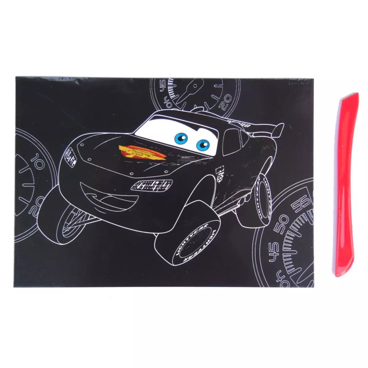  Carte à gratter Disney Cars Scratch cards enfant 15 x 21 cm mod 1