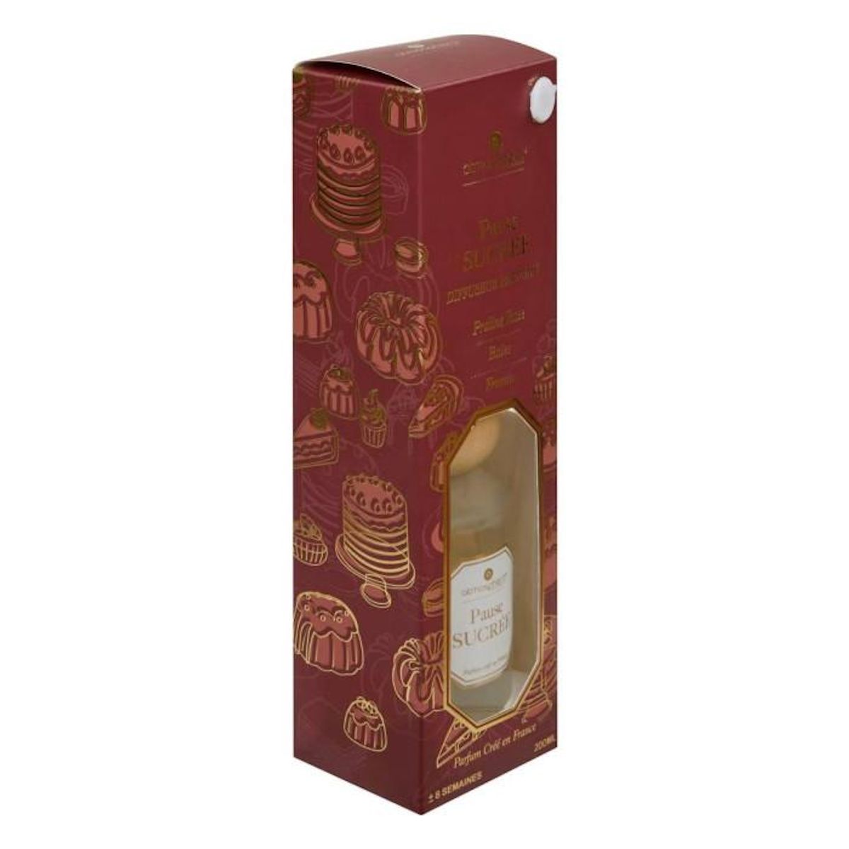 ATMOSPHERA Diffuseur de Parfum en Verre  Elisa  200ml Pause Sucrée