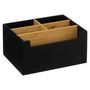 Voir la diapositive 1 : FIVE Organiseur 5 Compartiments  Natureo  18cm Noir