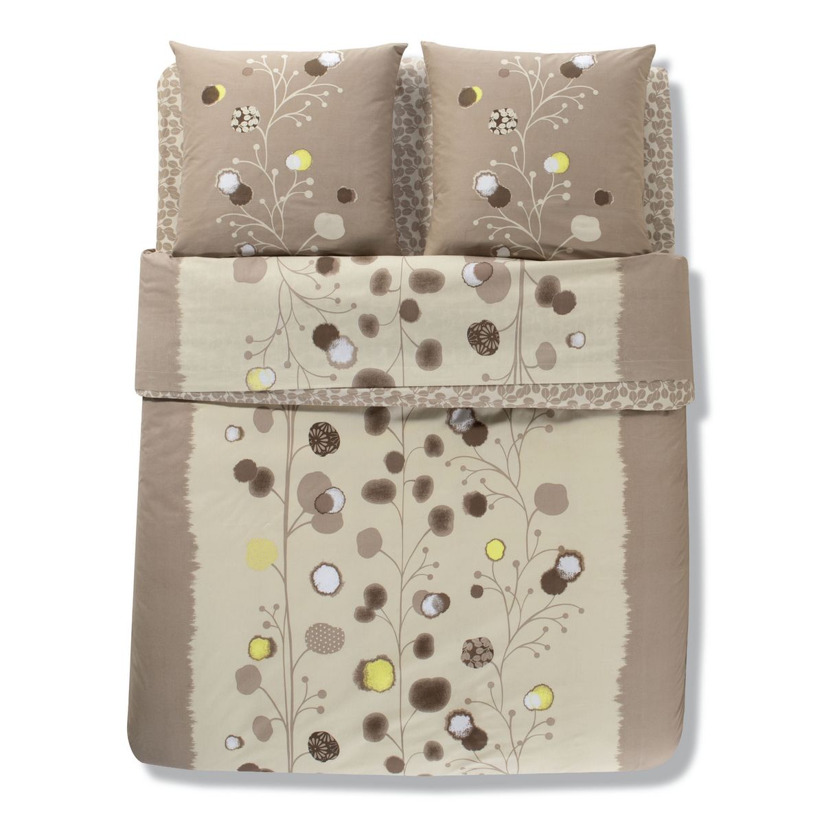 Parure housse de couette KALINE beige