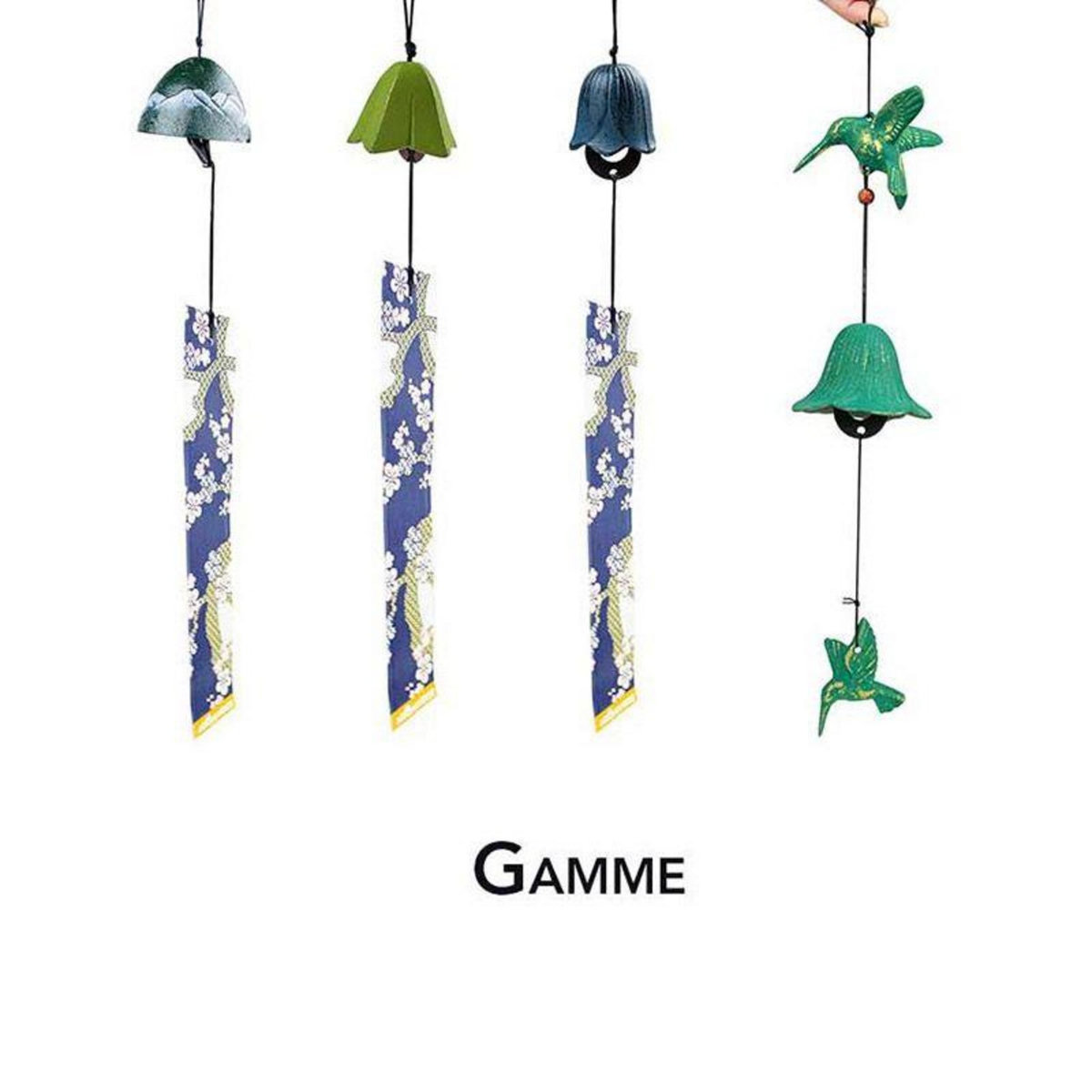 Aromandise Jouet du vent en fonte - Muguet bleu