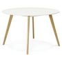 Voir la diapositive 3 : Paris Prix Table de Repas  Hanko  120cm Blanc