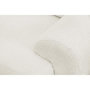 Voir la diapositive 5 : MARKET24 Canapé d'angle gauche convertible 4/5 places MILO - Tissu bouclette beige clair - Coffre de rangement - L 264 x H 84 x P 99/145