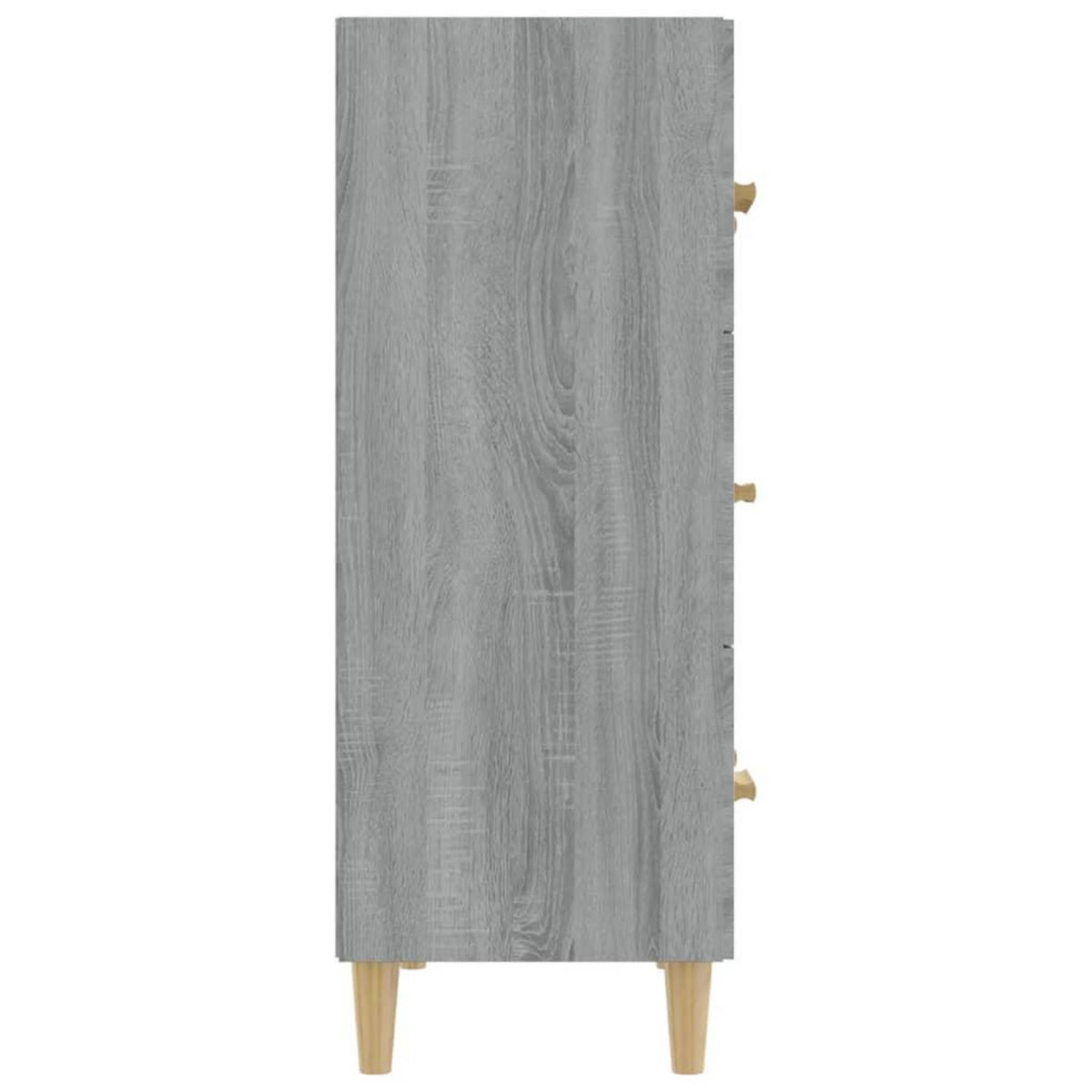 VIDAXL Buffet Sonoma gris 70x34x90 cm Bois d'ingenierie