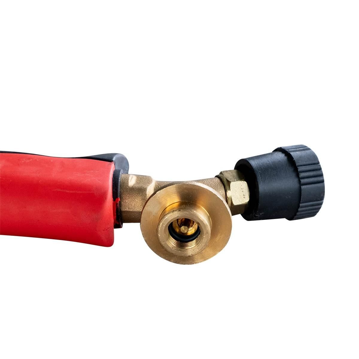 INTEC Désherbeur Thermique Gaz Piezo + 4 Cartouches gaz 330gr - Bruleur Mauvaises Herbes, Allumage Barbecue INTEC