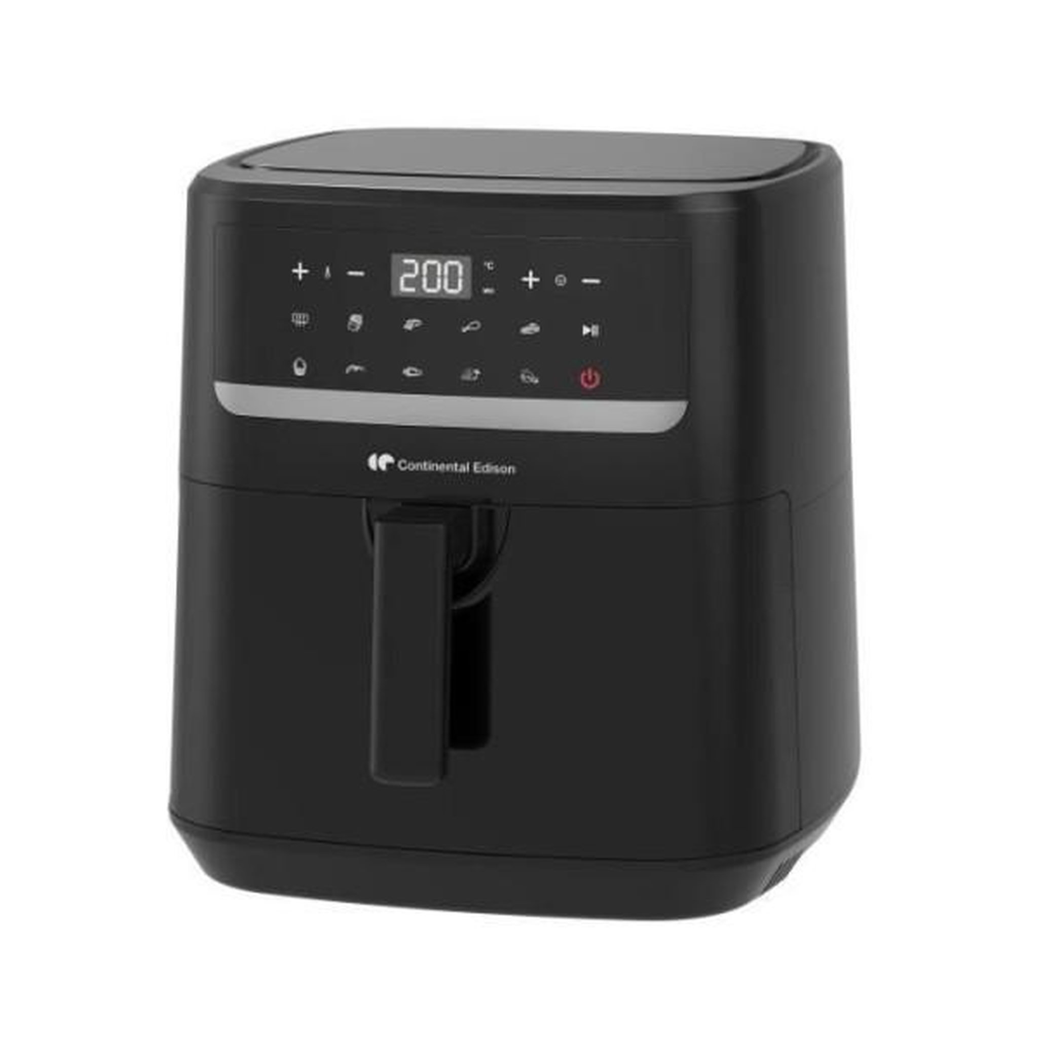 Voir la diapositive 3 : CONTINENTAL EDISON Friteuse Electrique  a air sans huile - CONTINENTAL EDISON - CEFR240092L - 1800 W - 9,2 L - Noir