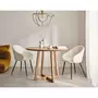 LISA DESIGN Estrella - table à manger ronde - bois - 110 cm -
