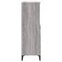 Voir la diapositive 5 : VIDAXL Buffet haut Sonoma gris 60x36x110 cm Bois d'ingenierie