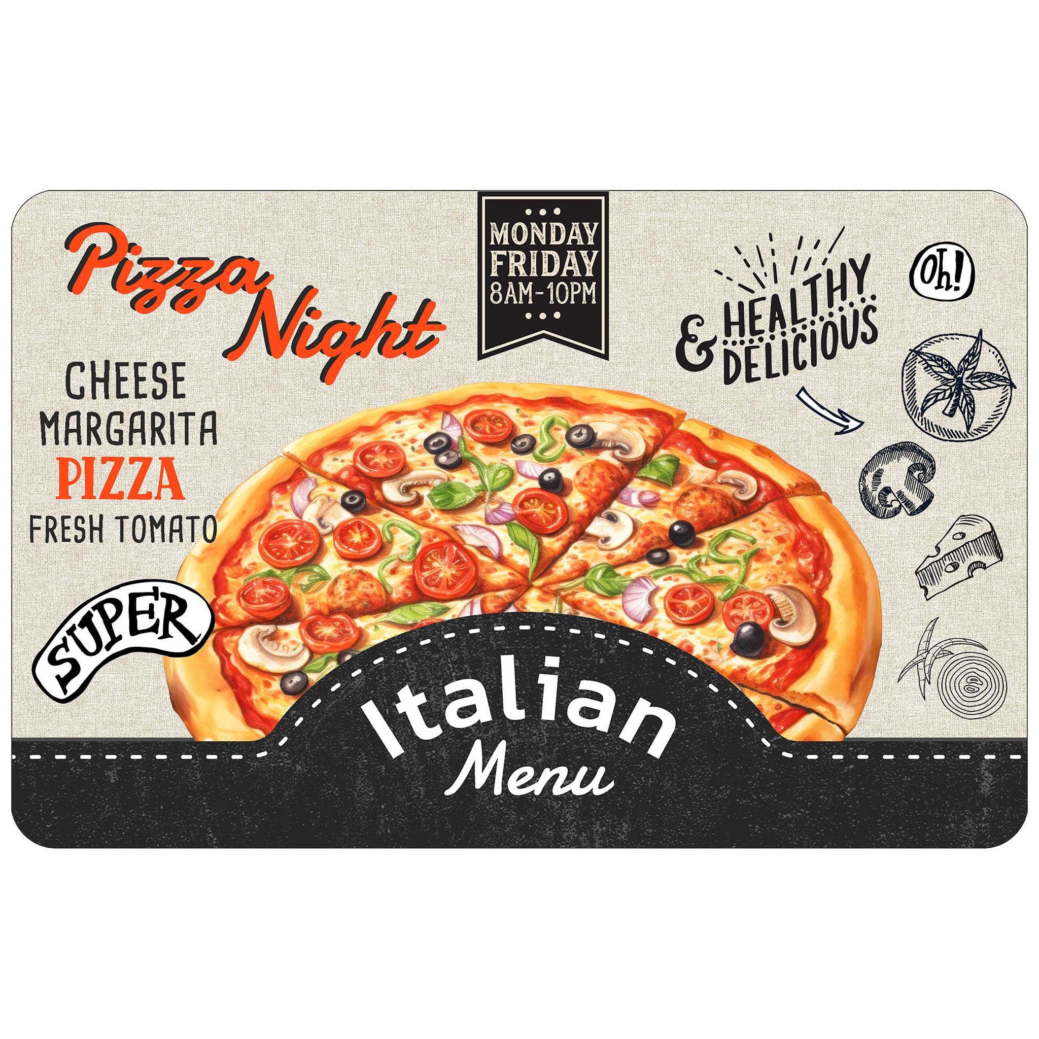 Eden Set de table pizza design et moderne