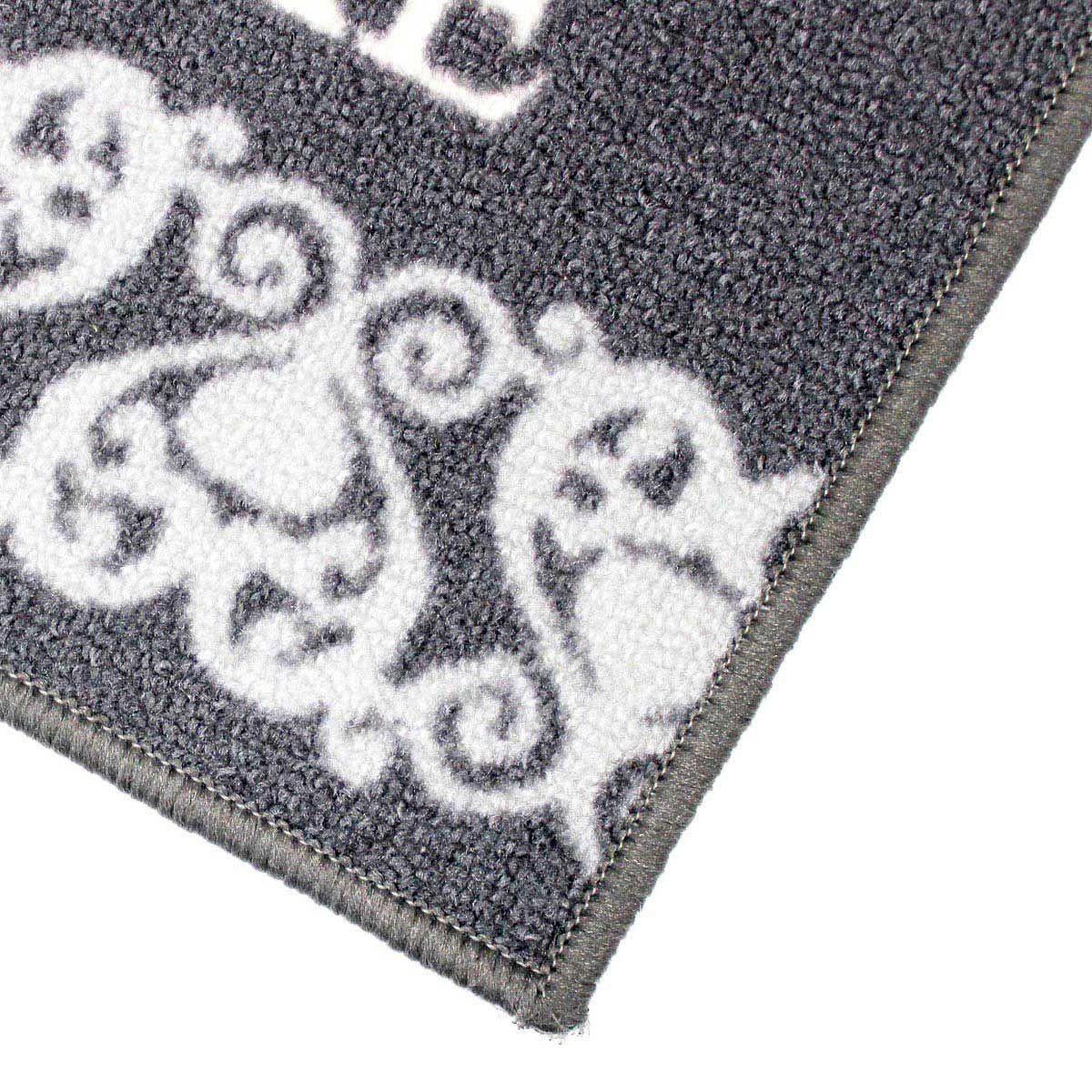 Voir la diapositive 2 : Douceur d'Intérieur Tapis déco multi-usage  mathilda  50x80cm gris