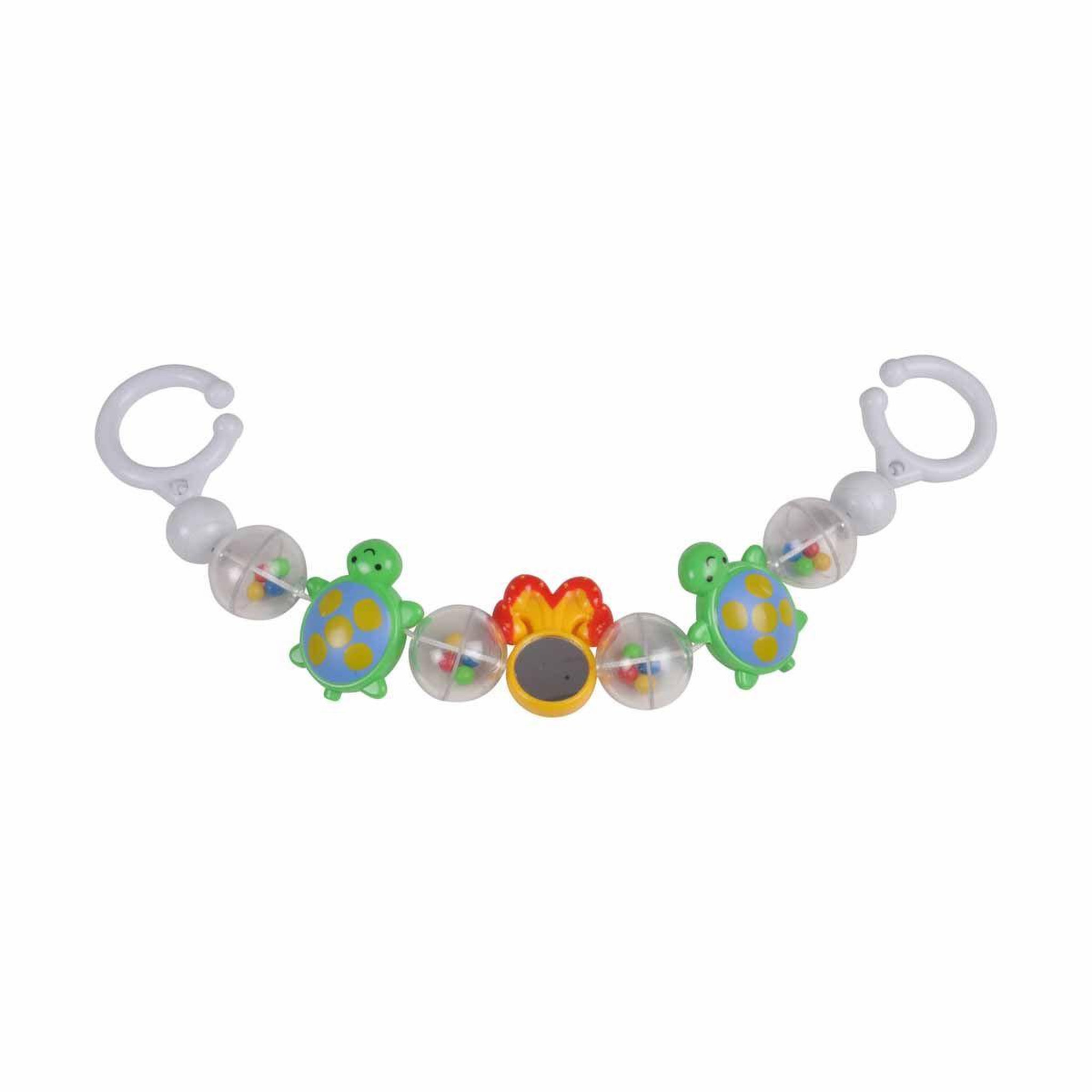 Voir la diapositive 1 : BEBE DOUCEUR Jouet d'Éveil pour Poussette  Tortue  30cm Multicolore