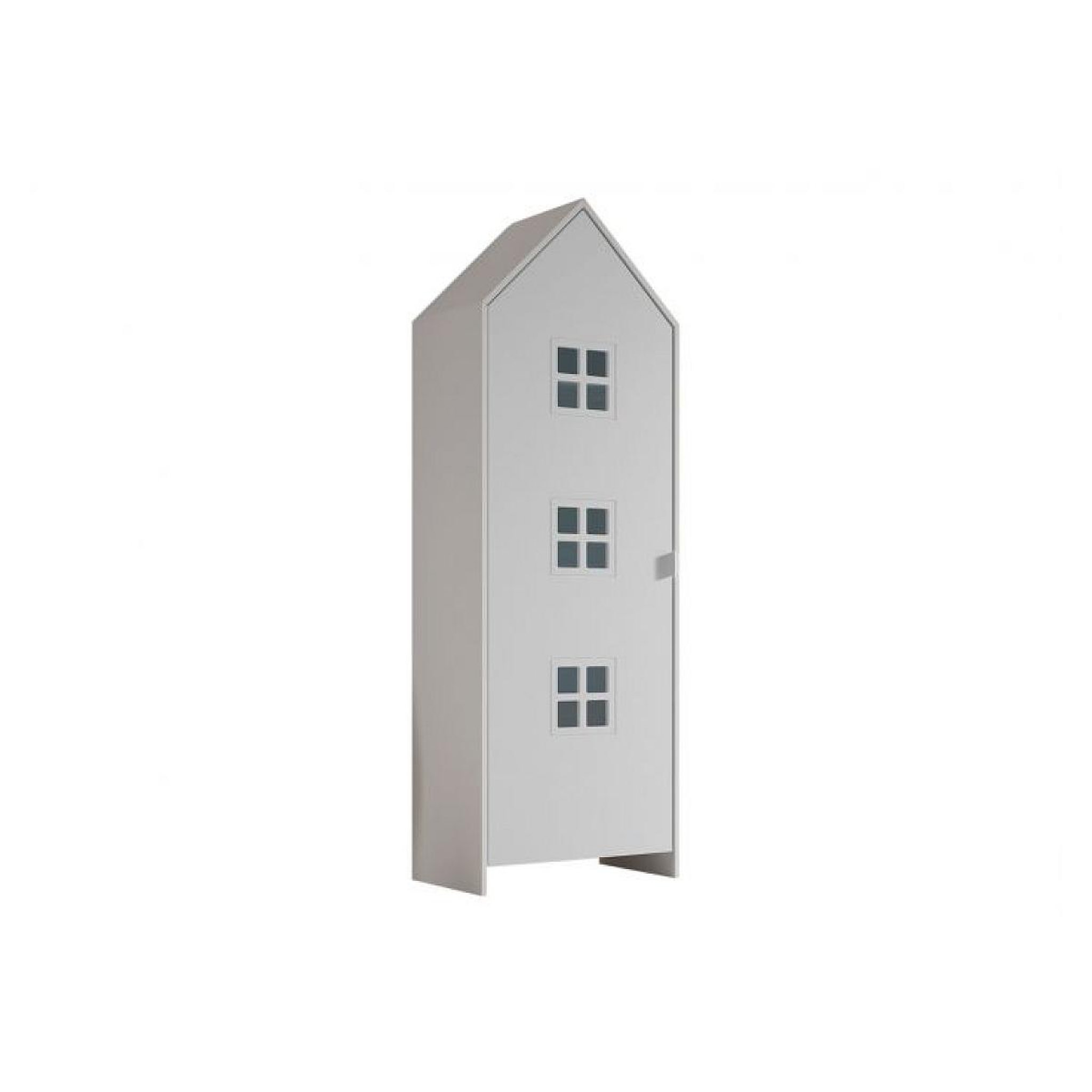 Vipack Armoire 1 porte Casami Bruges Satin Blanc