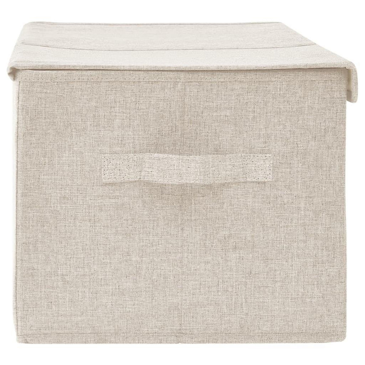 VIDAXL Boîte de rangement Tissu 50x30x25 cm Creme
