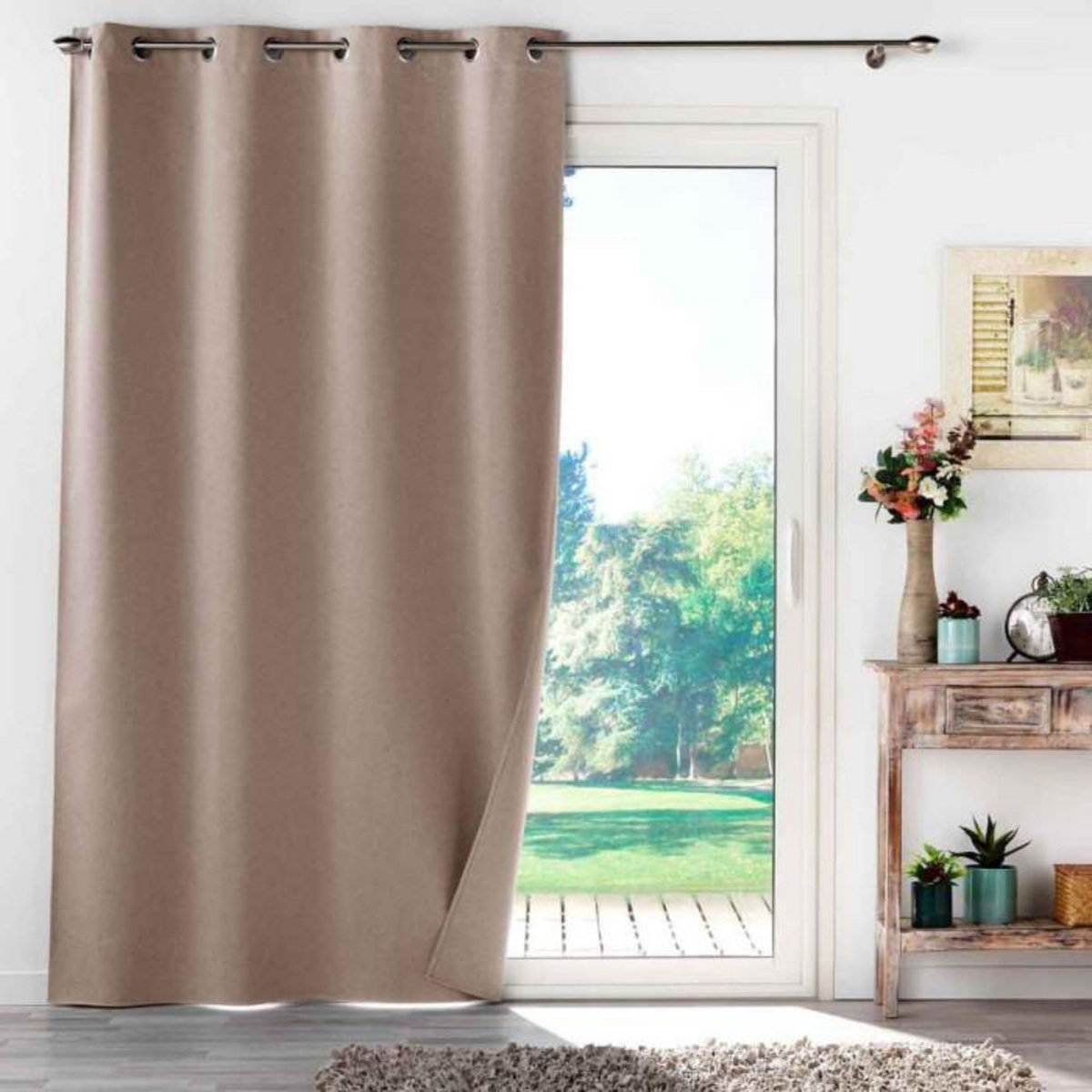 Paris Prix Rideau Occultant  Occultiss  135x260cm Noisette