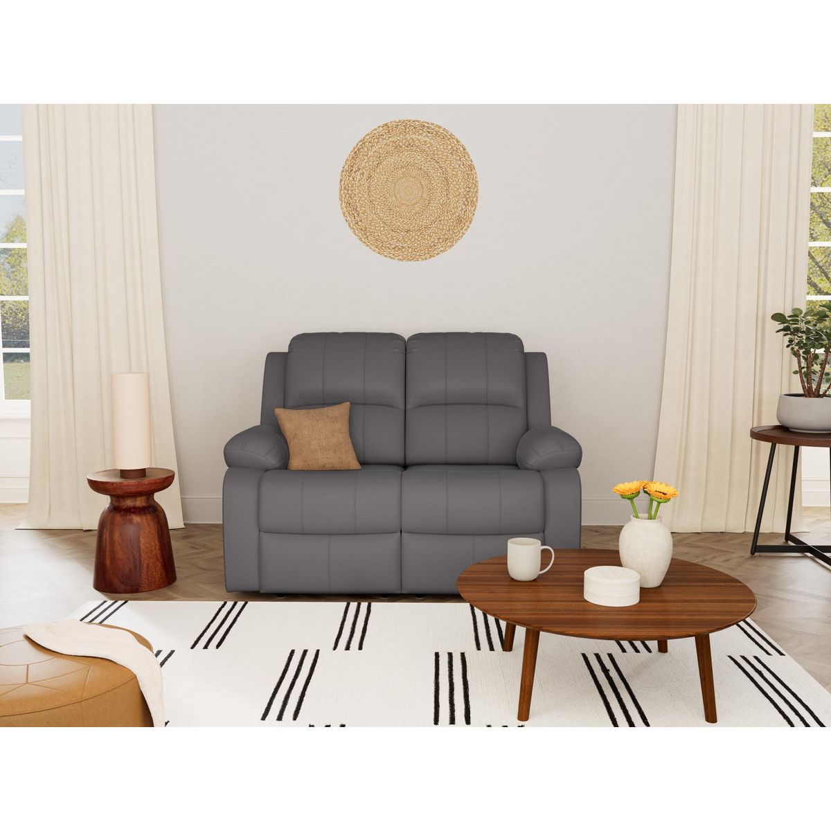 BEST MOBILIER Armand - canapé 2 places relax électrique en simili