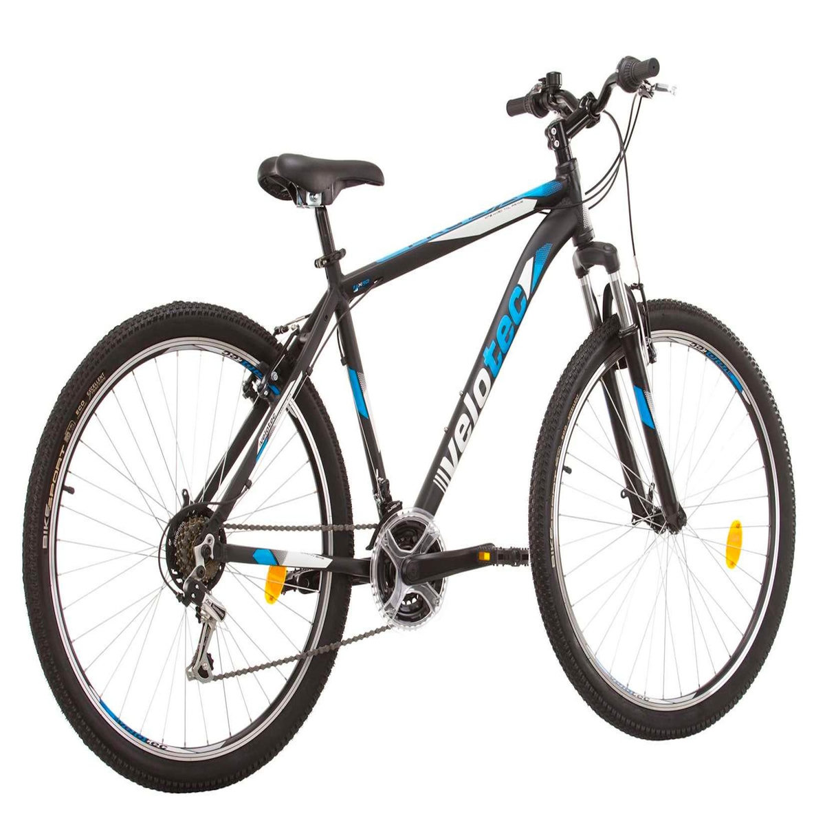 VTT 27.5'' Cadre Aluminium - Fourche Télescopique - 21 Vitesses avec équipement Shimano ( Dérailleurs, roue libre et poignées )