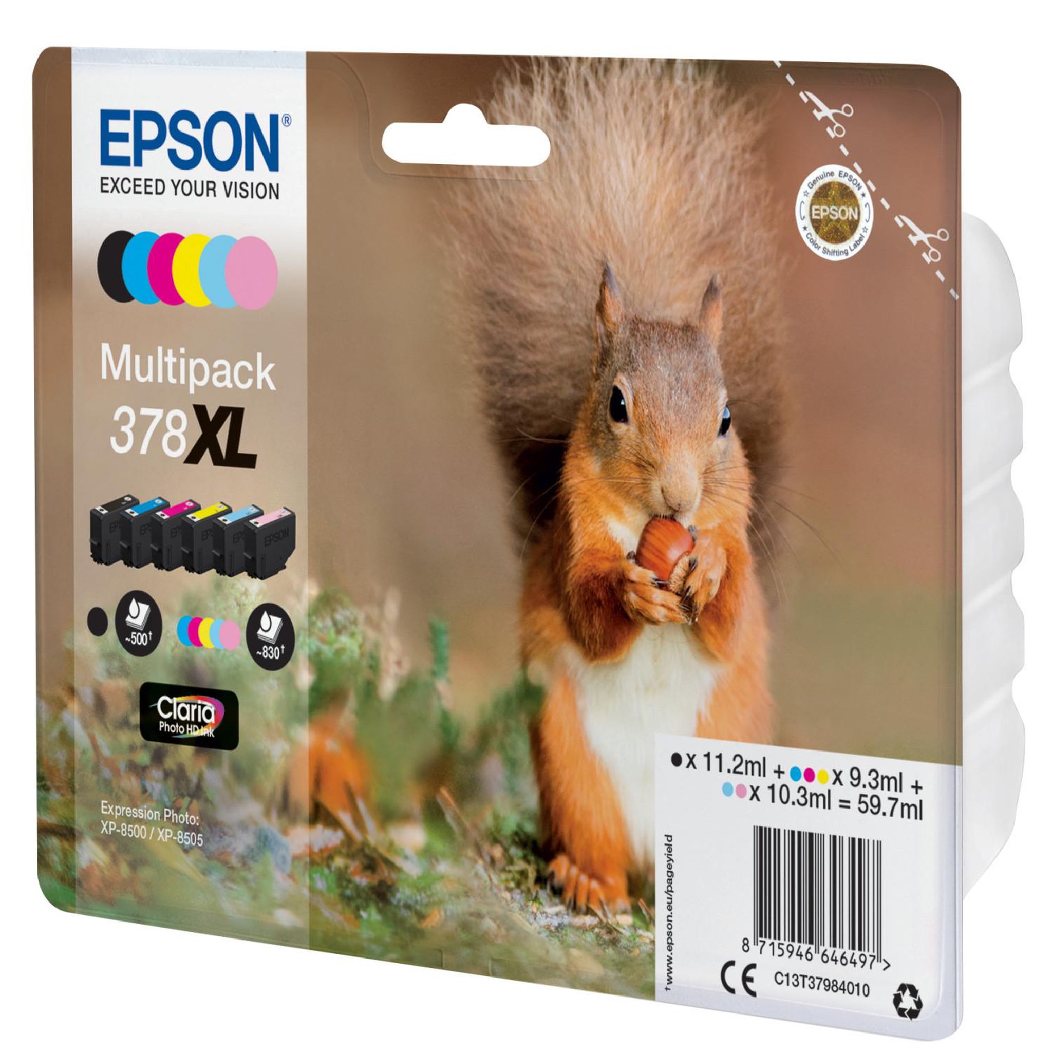 Voir la diapositive 3 : Epson Cartouche imprimante EPSON C 13 T 37984010