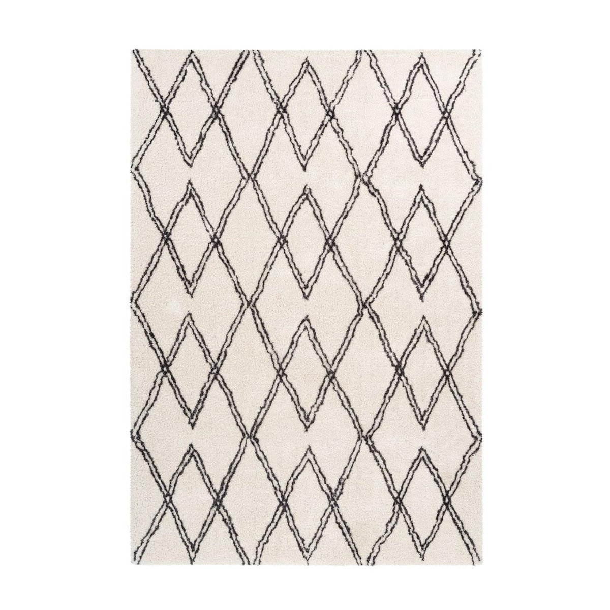 Paris Prix Tapis Tissé Géométrique  Orlando  Ivoire