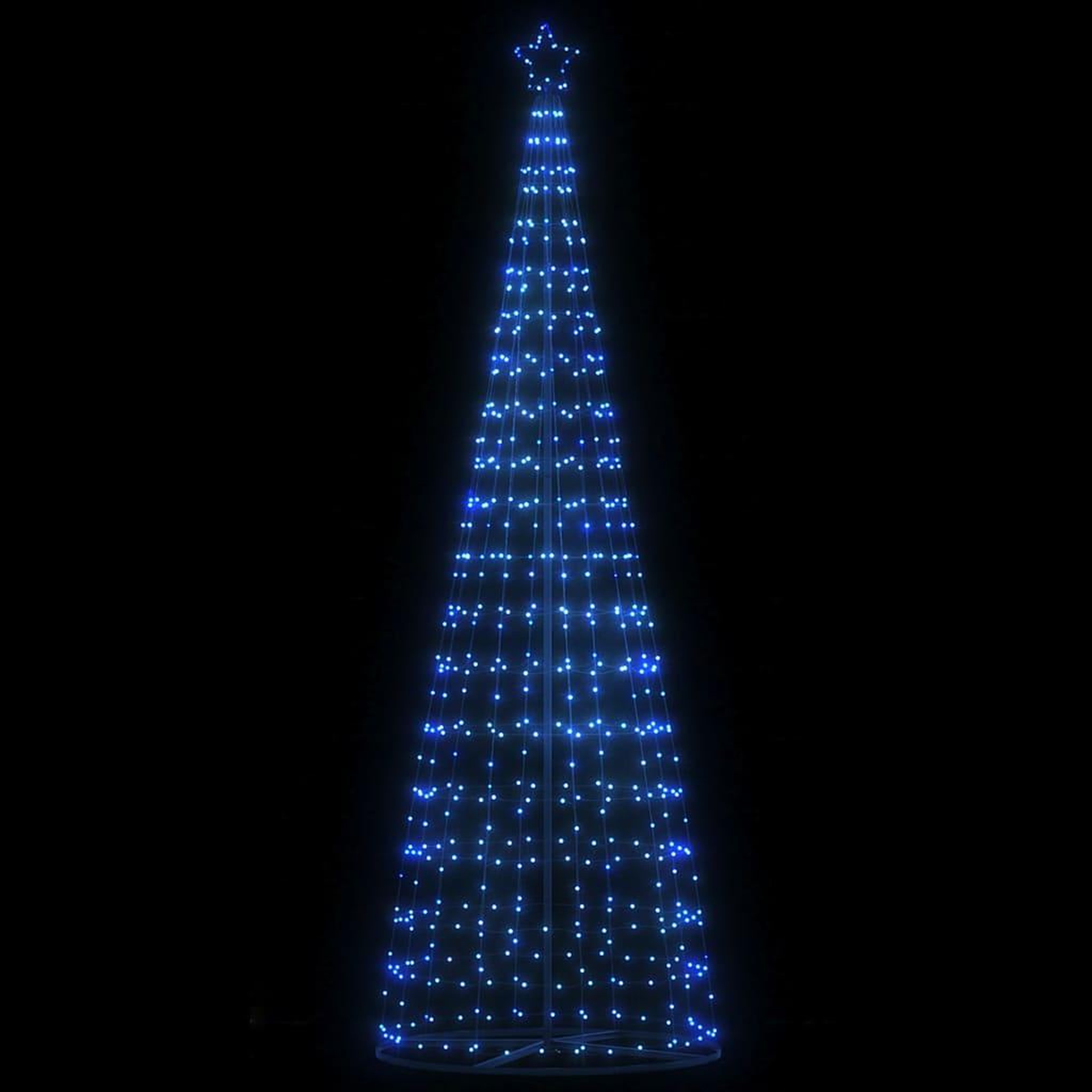 VIDAXL Sapin de Noël a LED 550 LED bleu 304 cm