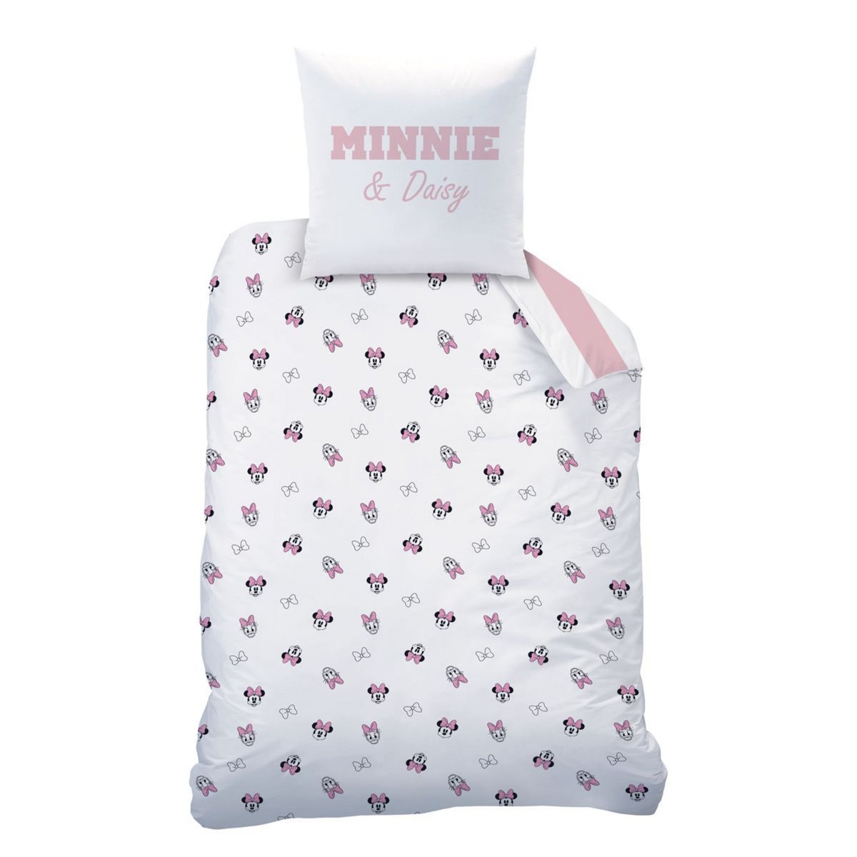 MINNIE Parure housse de couette enfant en coton 57 fils MINNIE COLLEGE 