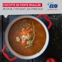 Voir la diapositive 2 : ELO Cocotte en fonte émaillée basse 28 cm rouge cerise 3L Elo