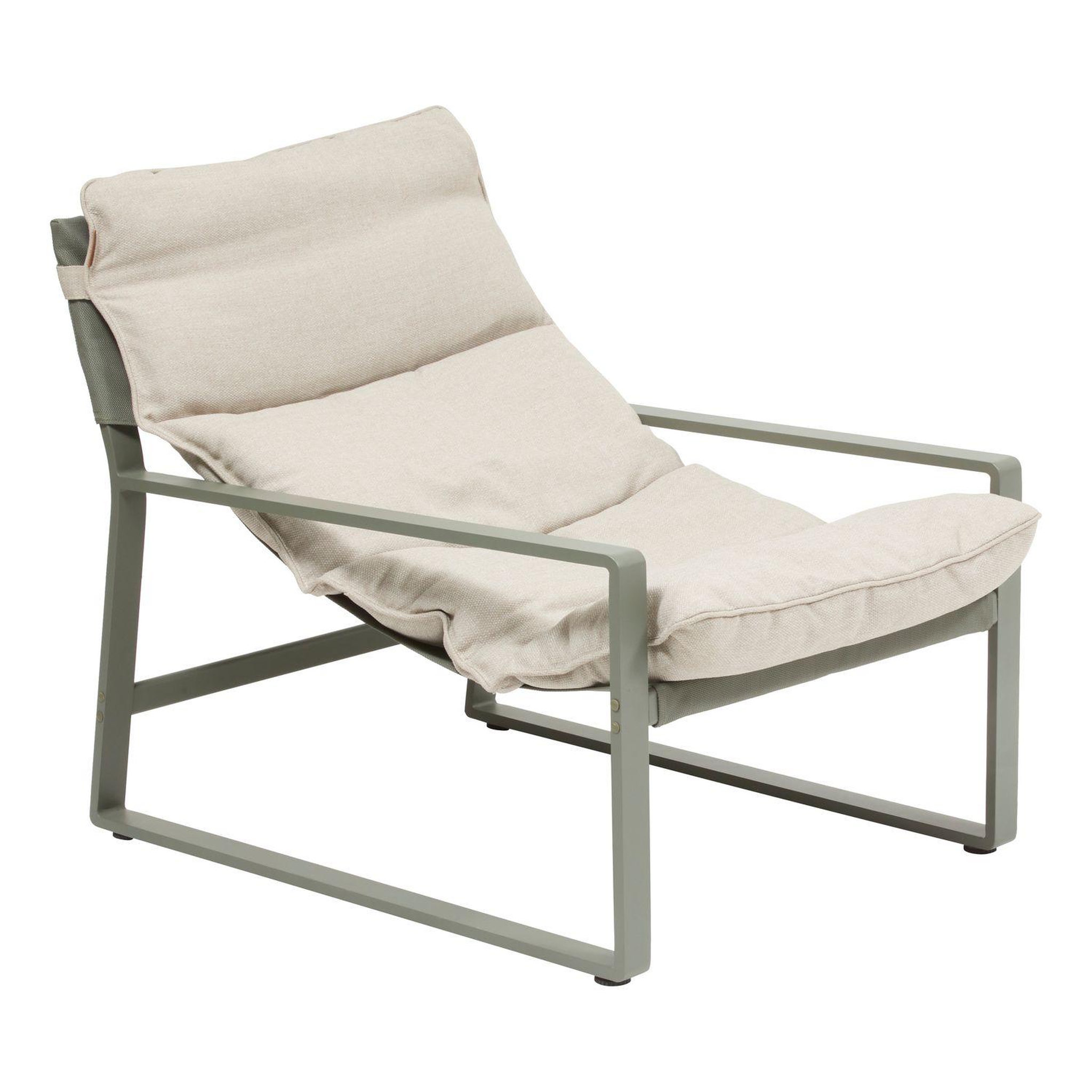 Voir la diapositive 3 : HESPERIDE Fauteuil de jardin en aluminium avec repose-pieds lambinio