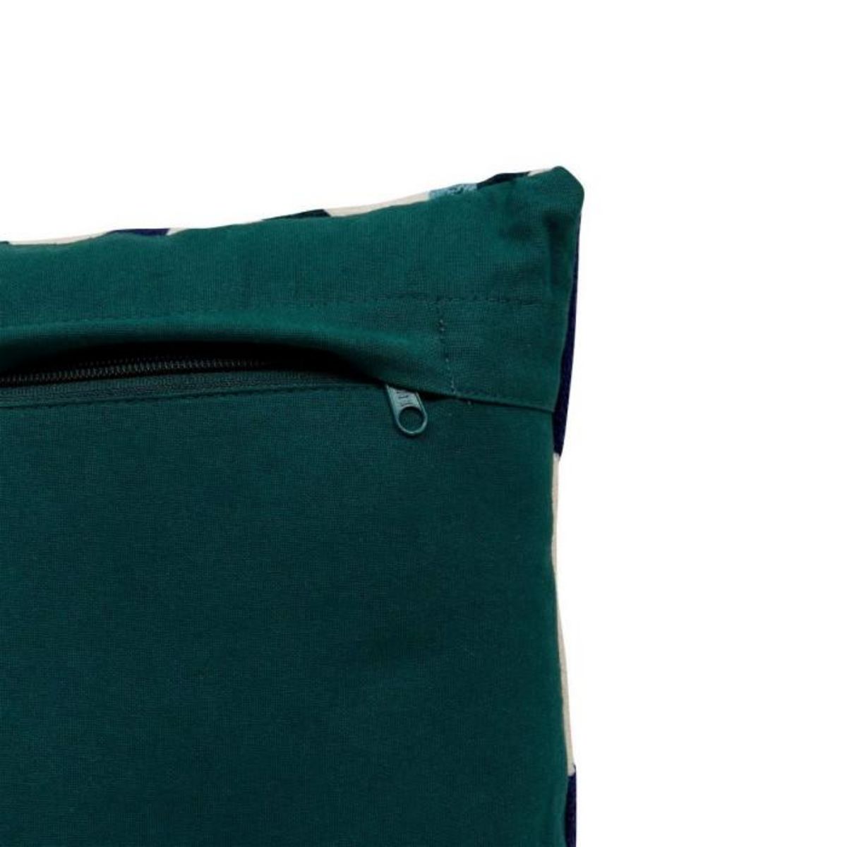 ATMOSPHERA Coussin Déco Brodé  Hary  30x50cm Bleu