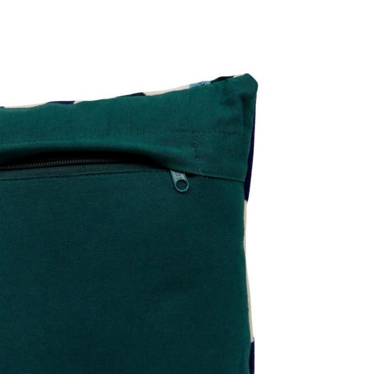 ATMOSPHERA Coussin Déco Brodé  Hary  30x50cm Bleu