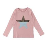 NAME IT T shirt Manches Longues  Fille Name it Tania. Coloris disponibles : Rose