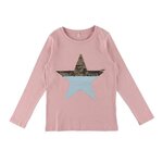 NAME IT T shirt Manches Longues  Fille Name it Tania. Coloris disponibles : Rose