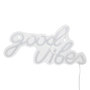 Voir la diapositive 3 : ATMOSPHERA Lampe Murale Néon LED  Good Vibes  40cm Rose