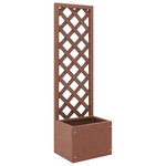 VIDAXL Jardiniere en treillis 40x30x135 cm WPC