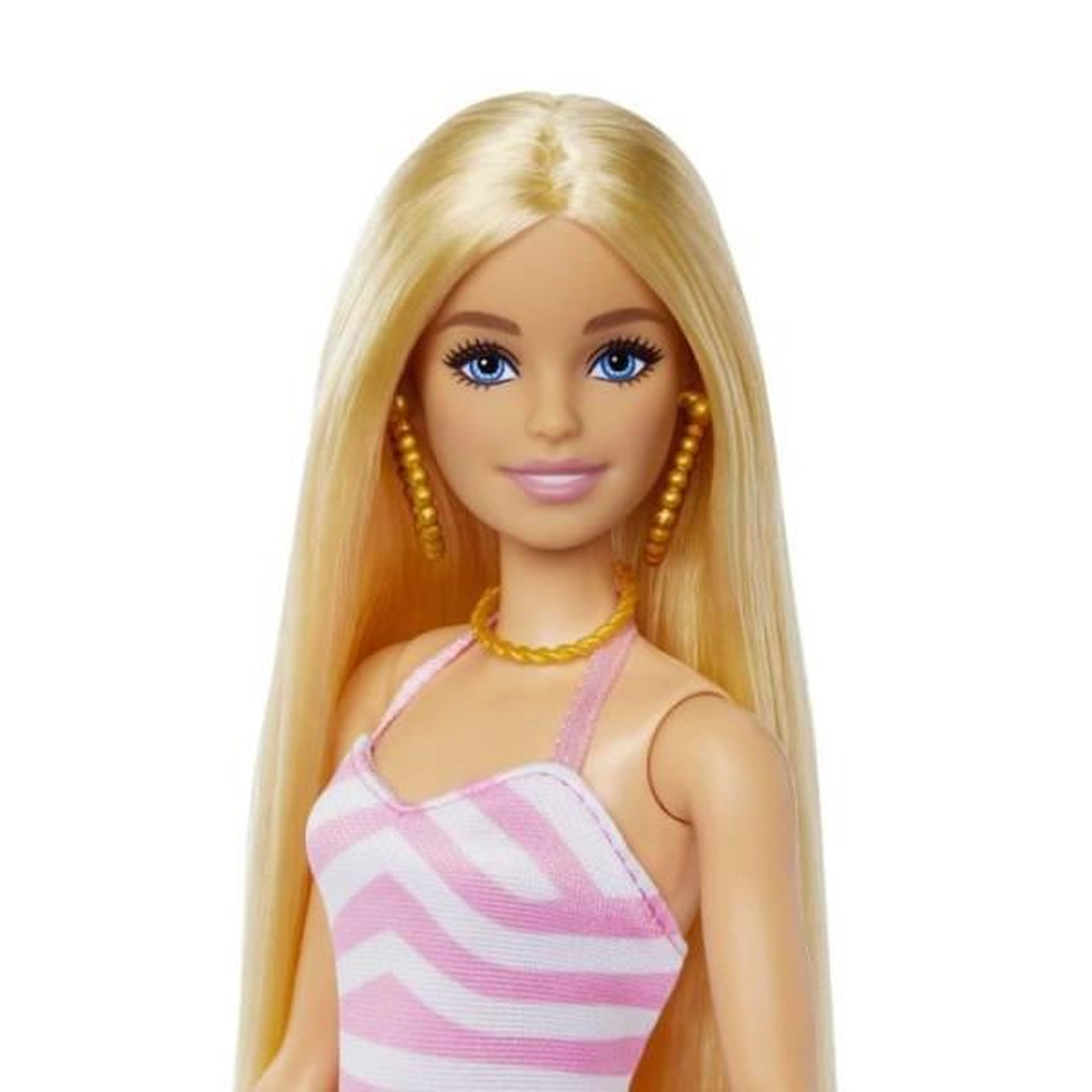 Voir la diapositive 4 : BARBIE Barbie-barbie plage-poupée blonde en maillot de bain et accessoires hpl73