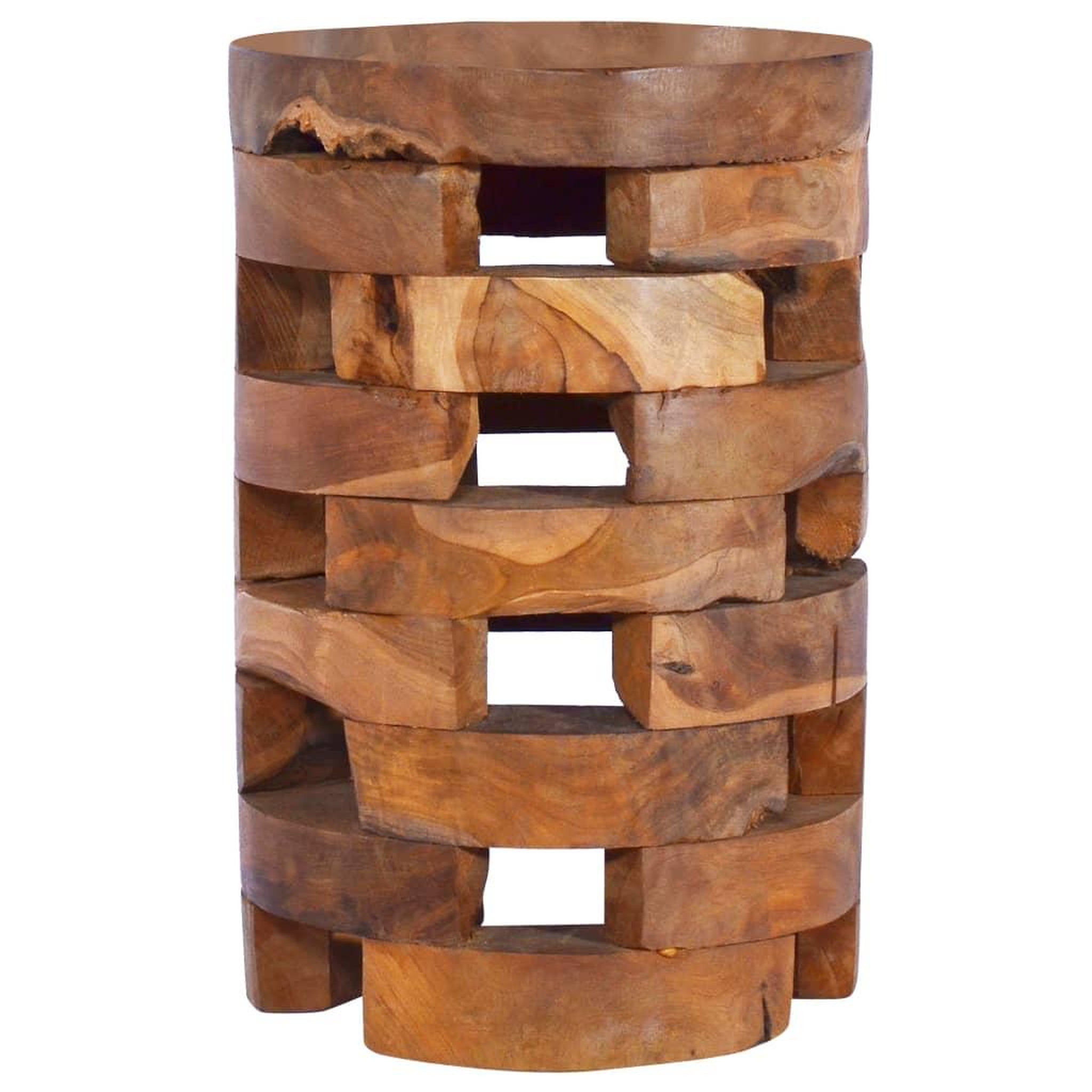 VIDAXL Table de chevet 30x30x45 cm bois de teck massif